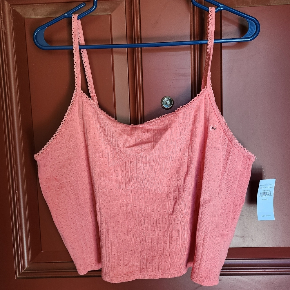 AE Pointelle Crop Cami